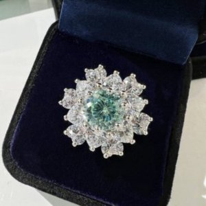 【高定款】帕拉伊巴烟花切戒指 【高定款】帕拉伊巴烟花切戒指
